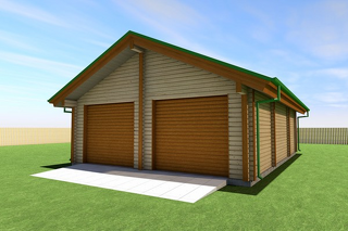 Пример типового гаража по выгодной цене