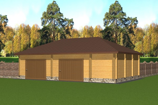 Гараж на 79 квадратных метров